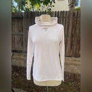 Lululemon Long Sleeve Top with hood and mesh inserts
